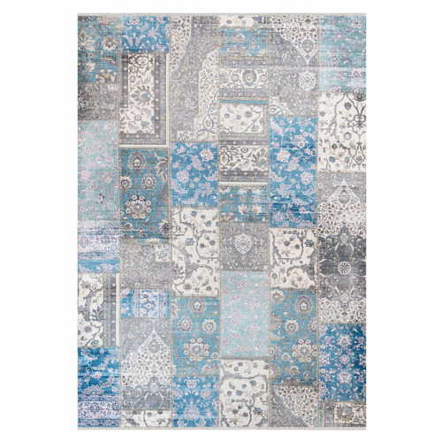 Light Blue Gabriela Power-Loomed Rug