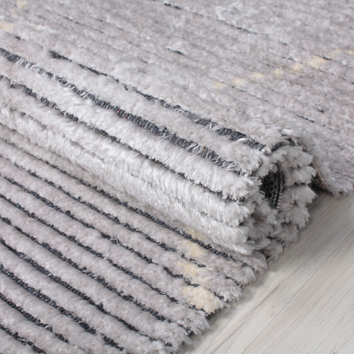 Grey Castellan Power-Loomed Rug