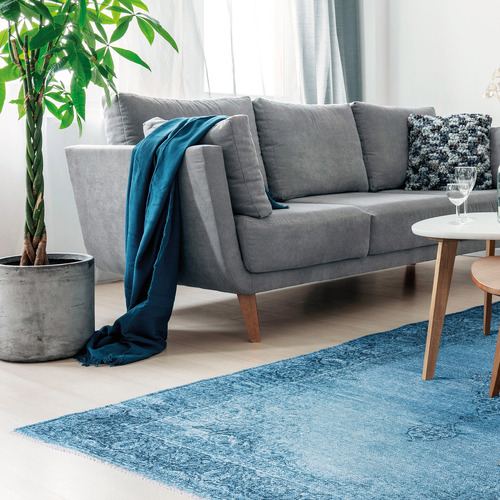 Blue Howell Power-Loomed Rug