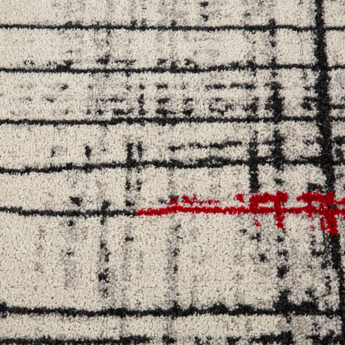Beige Marquise Power-Loomed Rug
