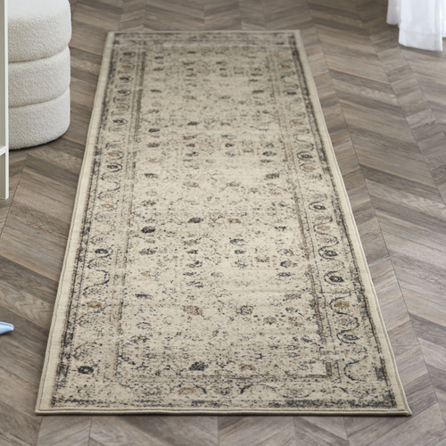 Dark Beige Sophie Transitional Distressed Runner