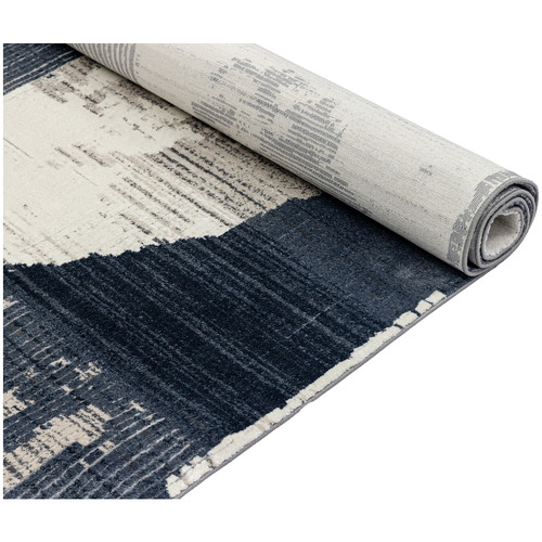 Cream & Navy Colbee Rug