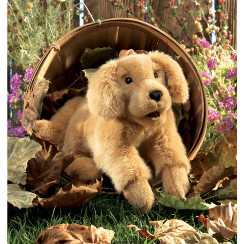 Kids' Golden Retriever Puppy Puppet