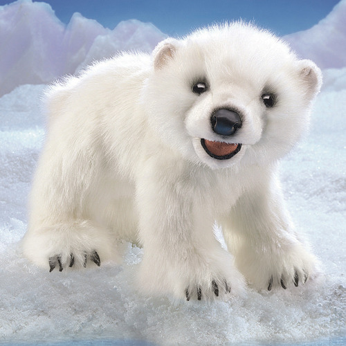 Kids' Polar Bear Cub Hand Puppet