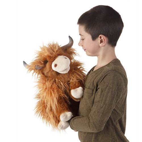 Folkmanis Highland Cow Puppet