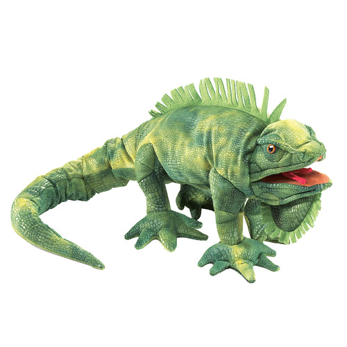 Folkmanis Folkmanis Iguana Puppet | Temple & Webster