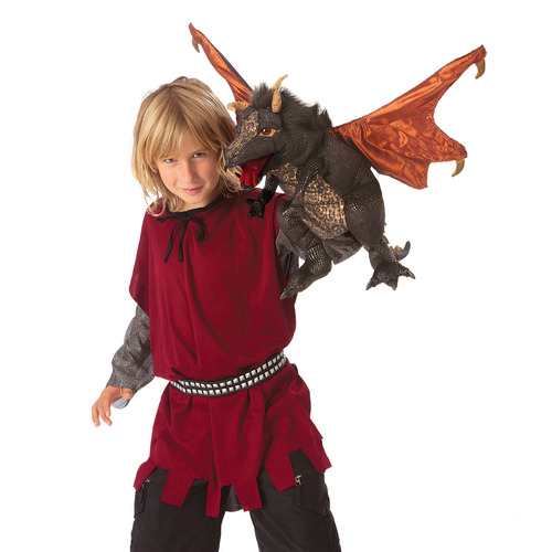 Folkmanis Black Dragon Puppet