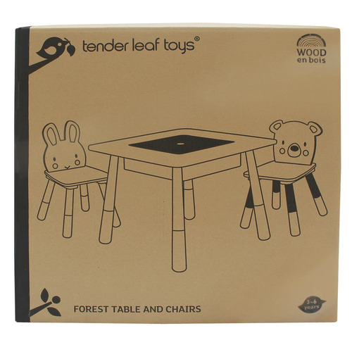 Kids' 2 Seater Forest Table & Chair Set