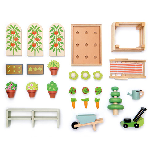 Tender Leaf Toys Greenhouse with Garden Play Set