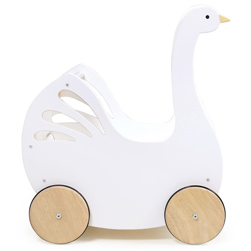 Tender Leaf Toys Sweet Swan Doll Pram