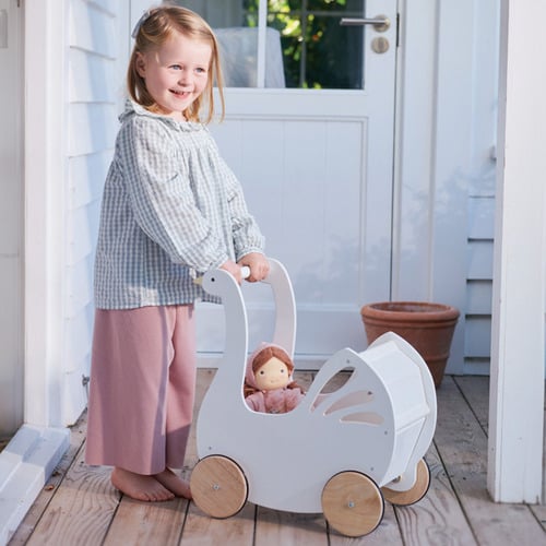 Tender Leaf Toys Sweet Swan Doll Pram