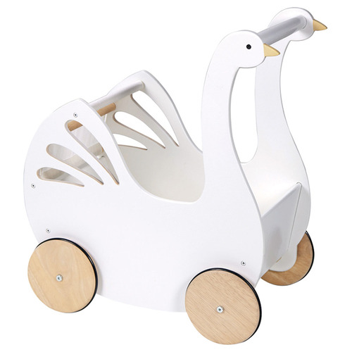 Tender Leaf Toys Sweet Swan Doll Pram