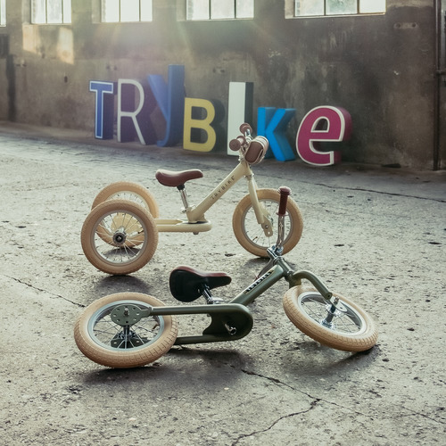 Trybike Vintage Cream Balance Bike