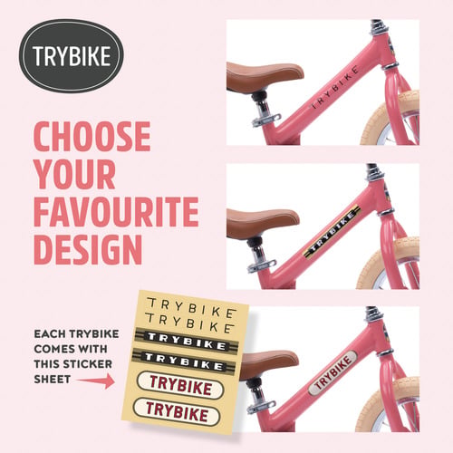Kids' Vintage-Style Tricycle Balance Bike