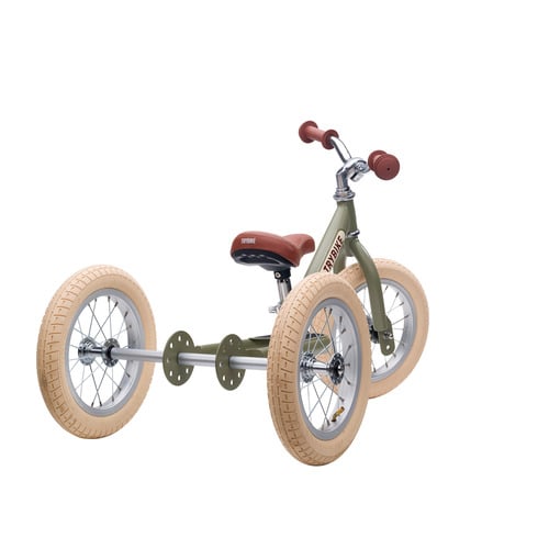 Kids' Vintage-Style Tricycle Balance Bike