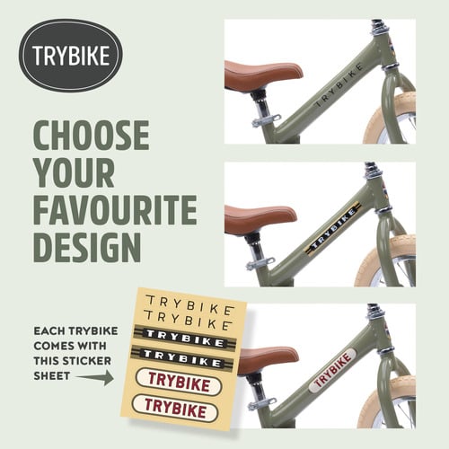 Kids' Vintage-Style Tricycle Balance Bike