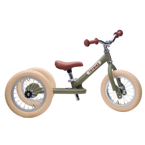 Kids' Vintage-Style Tricycle Balance Bike