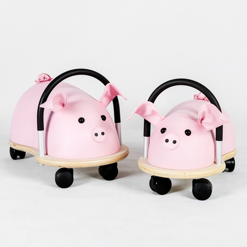 Pig Wheely Bug Large WheelyBug Kids' Pig Ride-On Critter Temple