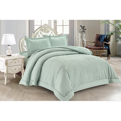 Lilian Mint Green Comforter Set Temple Webster