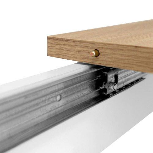 White Brenna Extendable Table