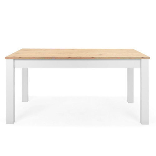 White Brenna Extendable Table