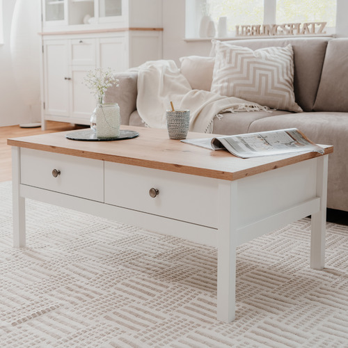 Core Living White Brenna Coffee Table | Temple & Webster