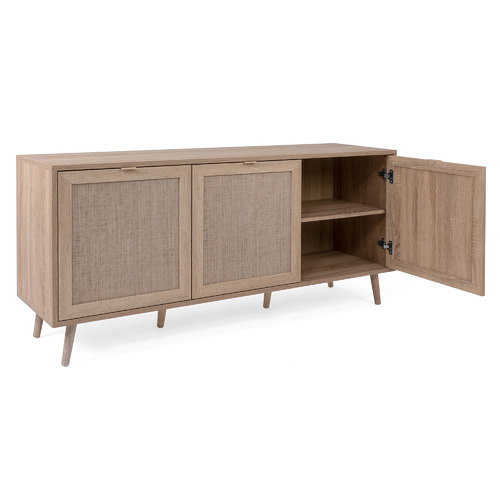 VigarandRose Large Jamal Rattan Effect Sideboard & Reviews Temple