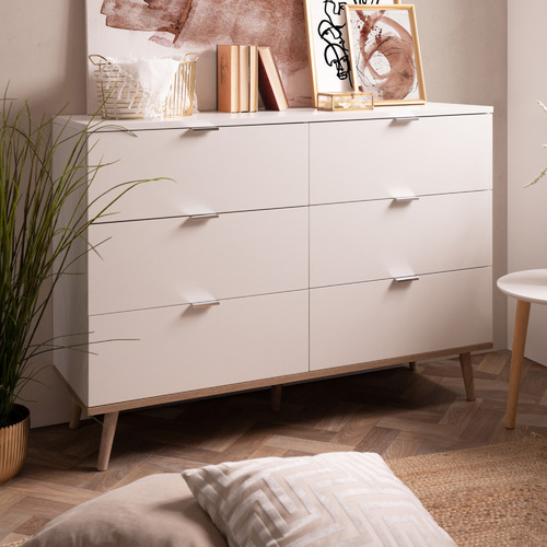 Vigarandrose Goteborg 6 Drawer Chest, Ikea Lowboy Dresser With Mirrors And Lights