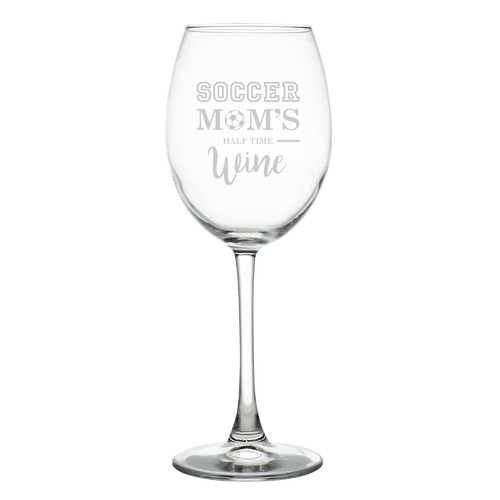 soccer mom wine glass