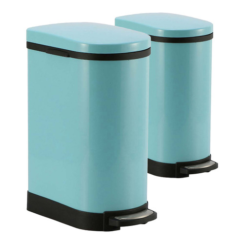Blue Rectangular 10L Rubbish Bins Temple & ster