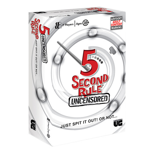 5 Second Rule Uncensored Board Game