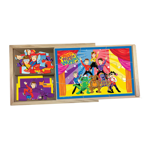 4In1 The Wiggle Wooden Puzzle Temple & ster