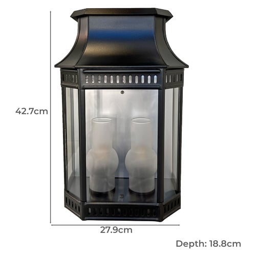 Louis Philippe 2 Bulb Outdoor Wall Light