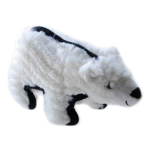 White Polar Bear Plush Dog Toy