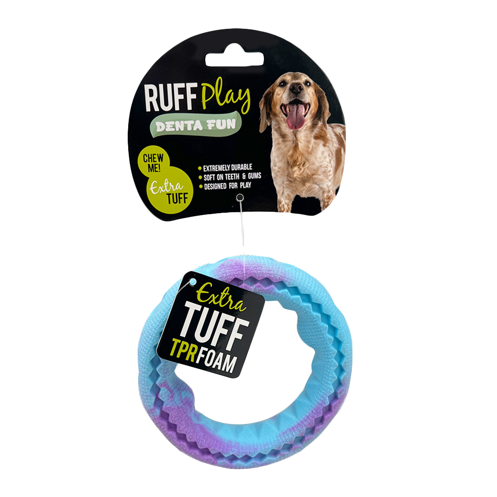 Blue-Wheel-Foam-Dental-Dog-Toy