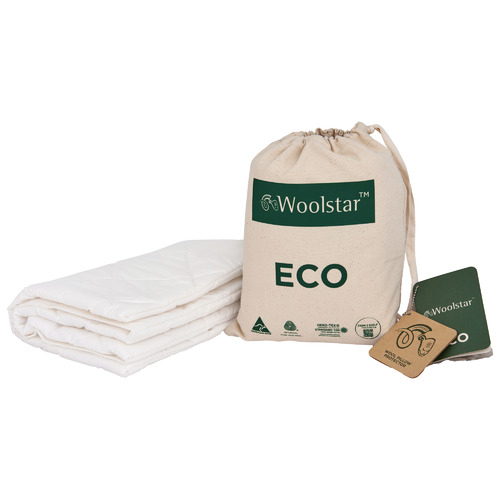 Woolstar Eco Australian Wool Pillow Protector Temple & ster