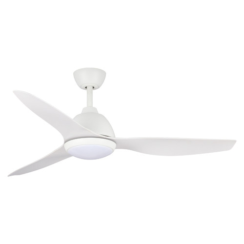White Whisper AC Ceiling Fan with Tri-Colour LED