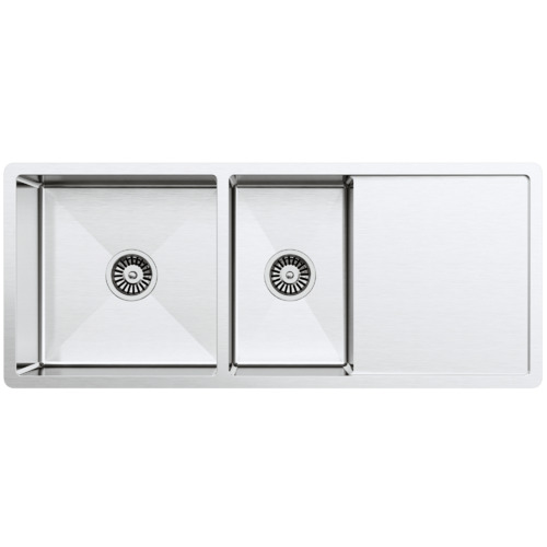 Orlando 1125x450 Double Bowl with Drain Board Sink – Buildmat