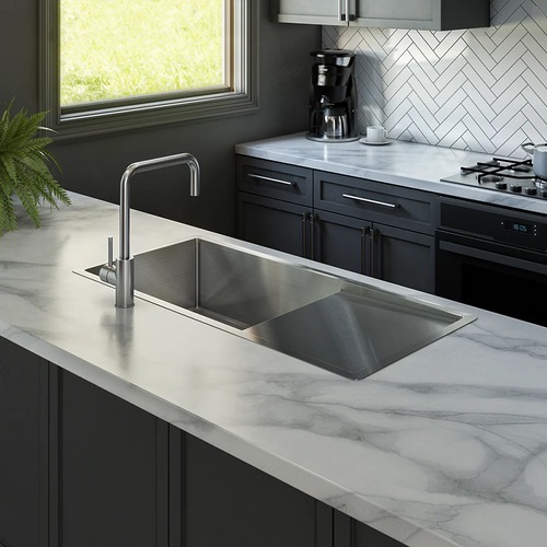 Vande Steel Kitchen Sink with Drainboard