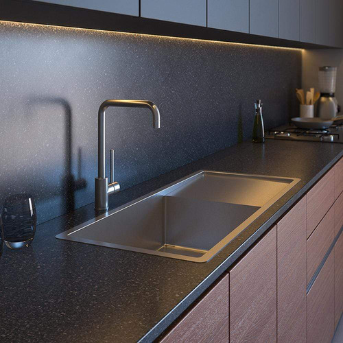Vande Steel Kitchen Sink with Drainboard
