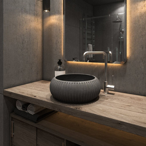 Felda Fluted Concrete & Cement Basin