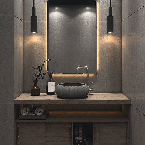 Felda Fluted Concrete & Cement Basin