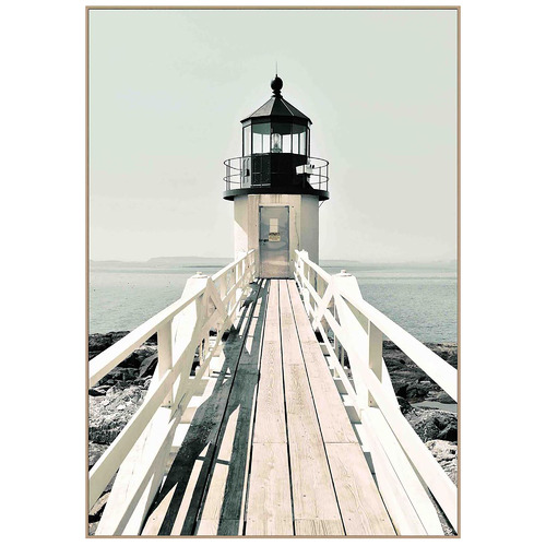 ArttoWall Lighthouse Framed Canvas Wall Art & Reviews Temple & ster