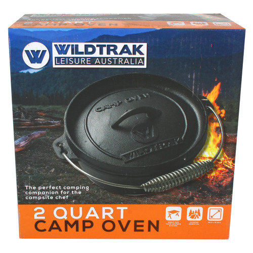 2 Quart Cast Iron Camp Dutch Oven