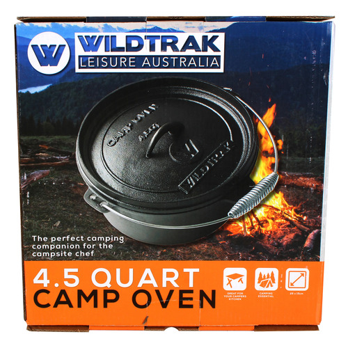 4.5 Quart Cast Iron Camp Dutch Oven