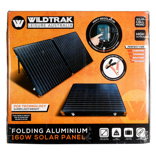 160W Folding Aluminium Solar Panel