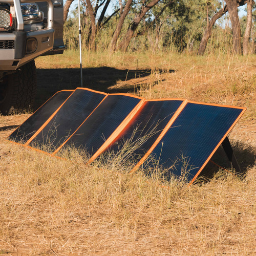160W Folding Solar Panel with Stand