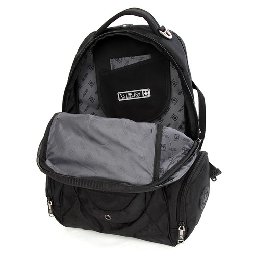 Swisswin 50cm Black SW9275 Travel Backpack | Temple & Webster