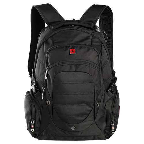 Swisswin 50cm Black SW9275 Travel Backpack | Temple & Webster