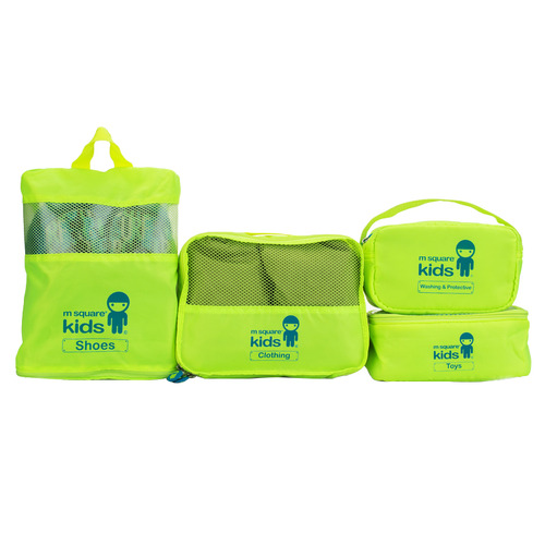 4 Piece Kids Galle Utility Travel Bag Set